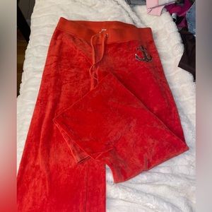 Orange Vintage juicy sweat pants